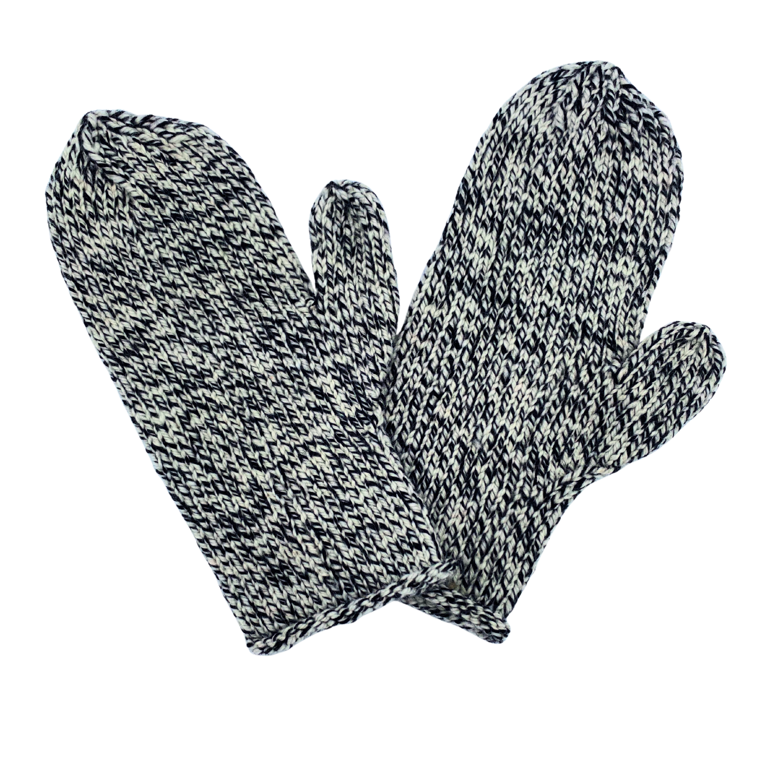 Karen Rumpza Newsprint Mittens