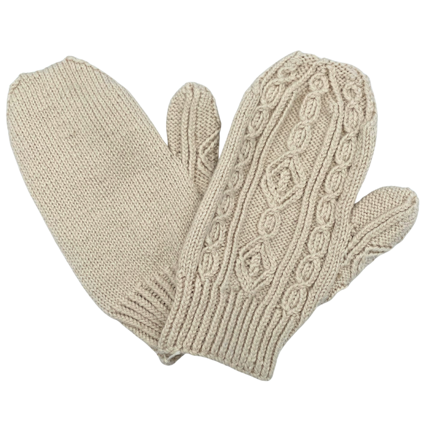 Karen Rumpza Cable Knit Mittens