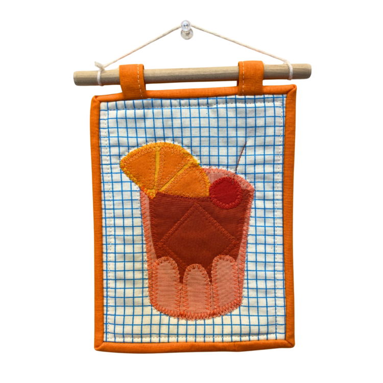 Goldenrod Handcraft Old Fashioned Wall Hanging