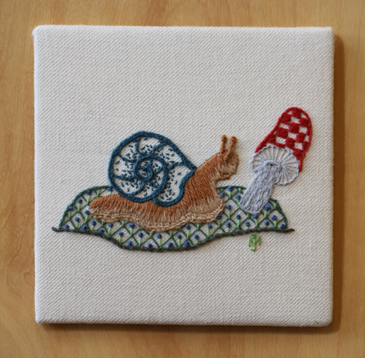 Crewel Menagerie: Snail