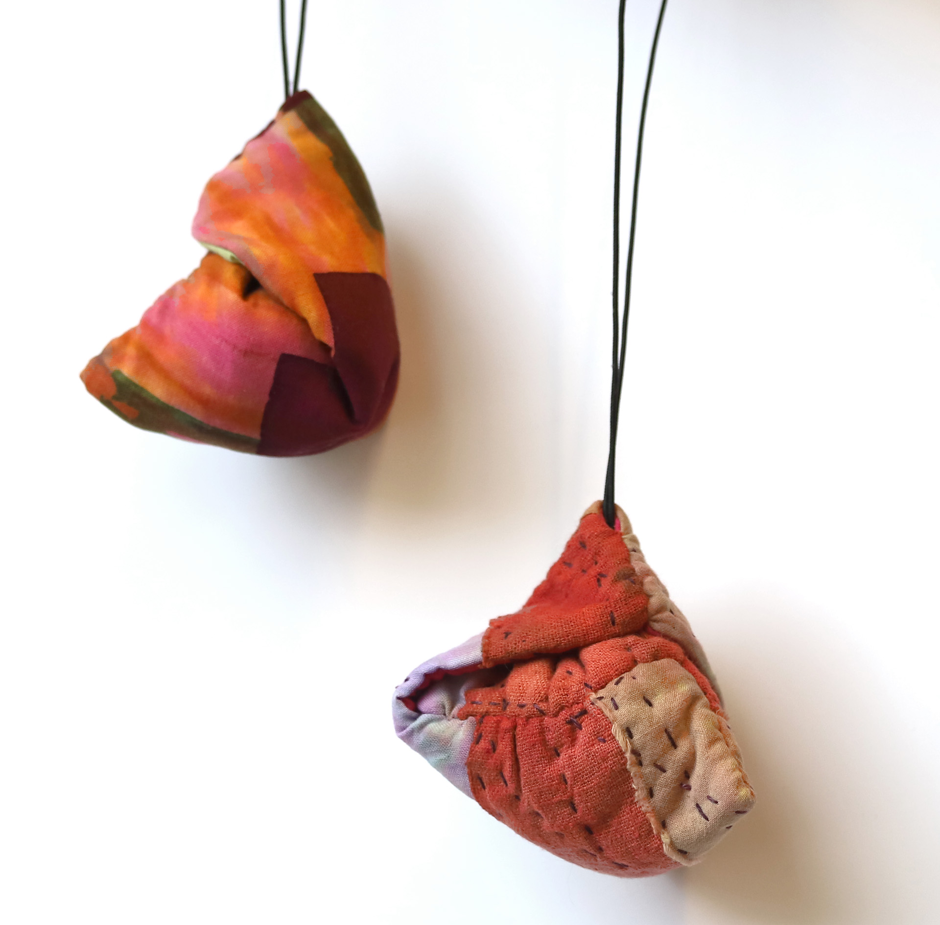 Hand Stitched Triangle Bag