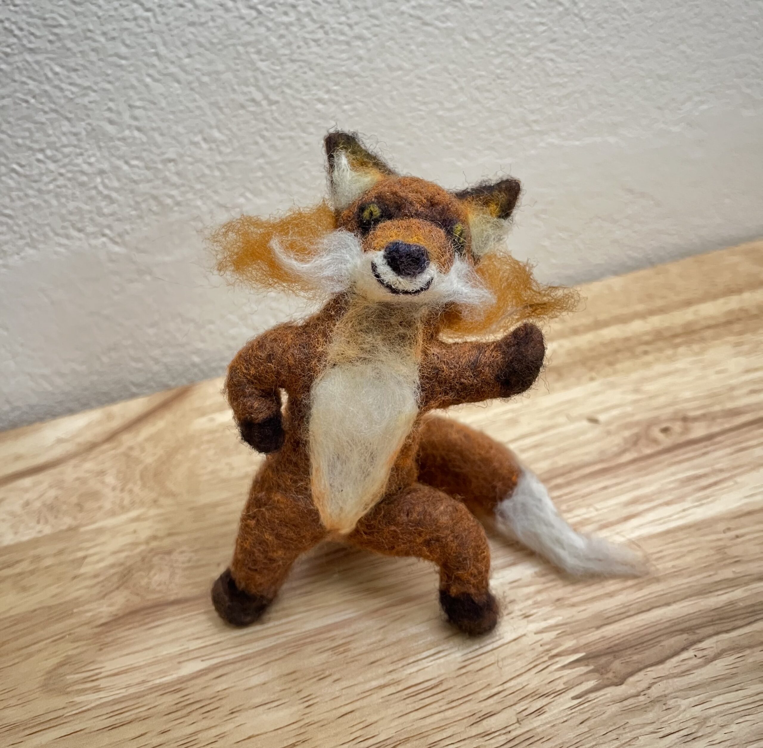 Needle Felted Wire Figures + Flowers - Image 2