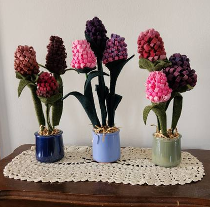 Upcycled Fiber Flowers - Image 2