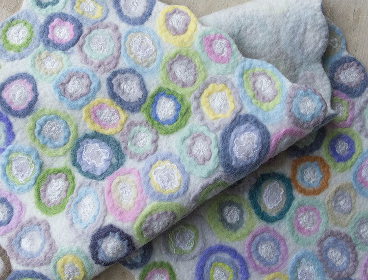 Circles Felted Table Runner - Image 3