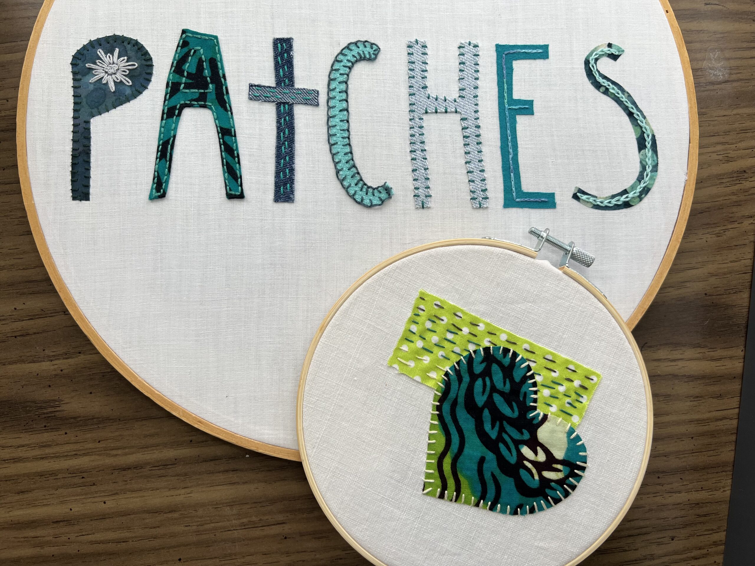 Mending with Patches and Embroidery