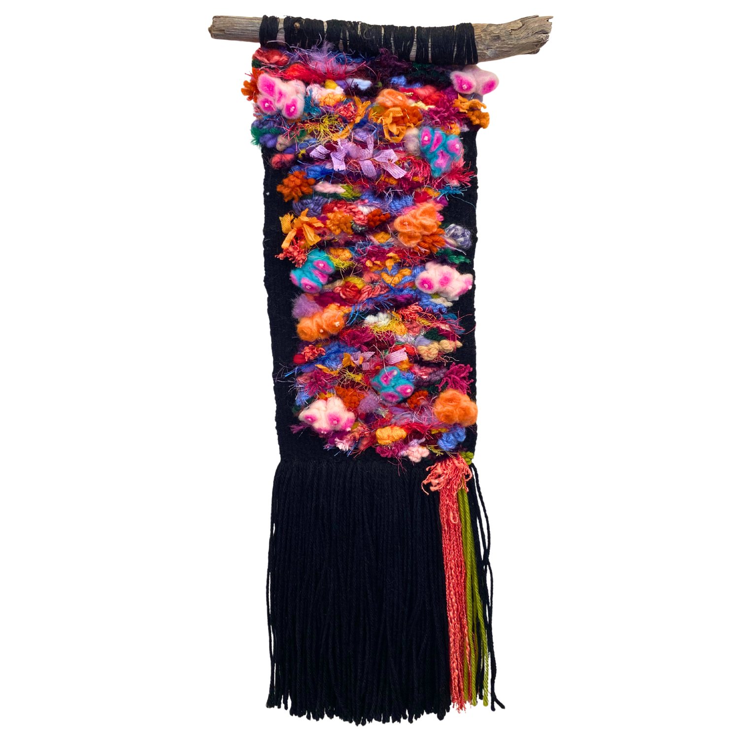 Sophie Sigel "Blooming in Darkness II" Tapestry Weaving