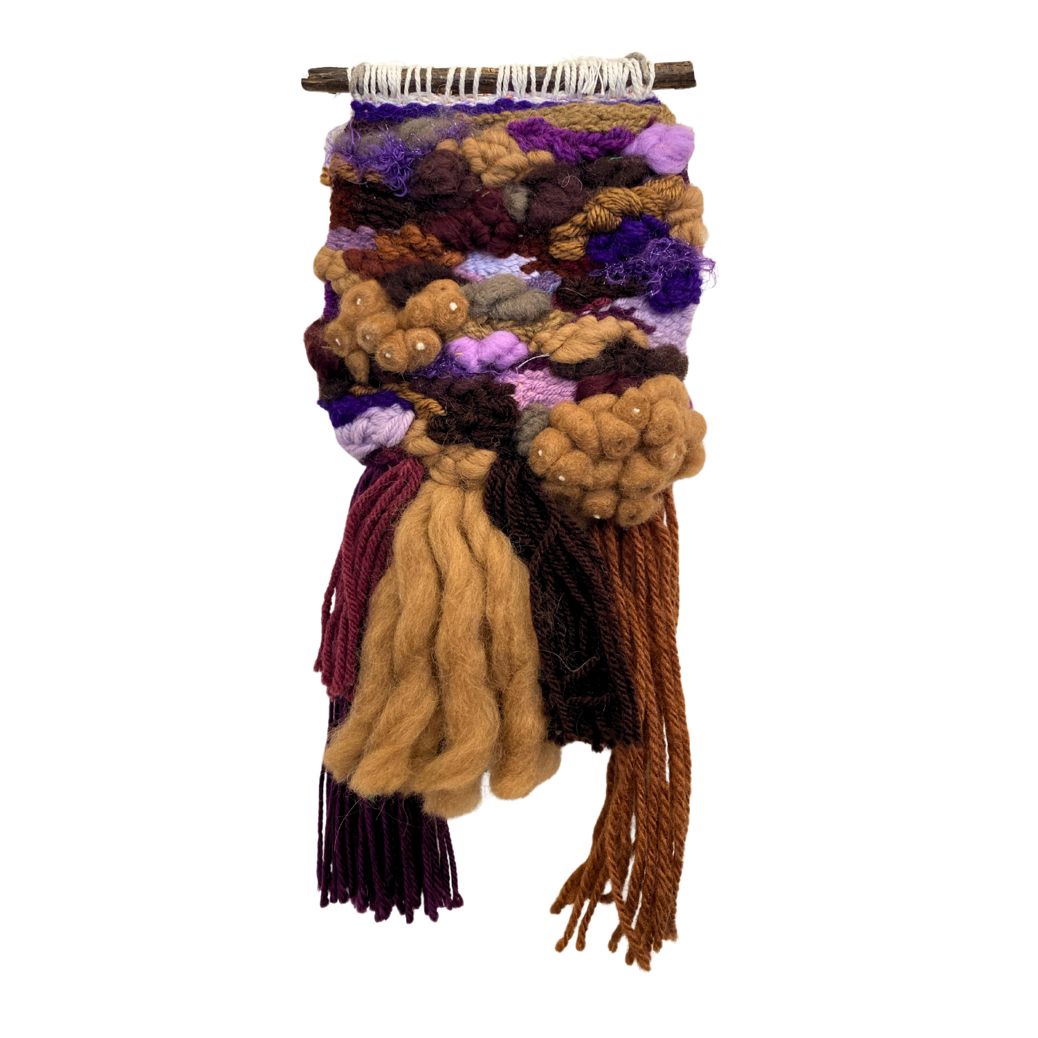 Sophie Sigel "Earthly Violets" Tapestry Weaving