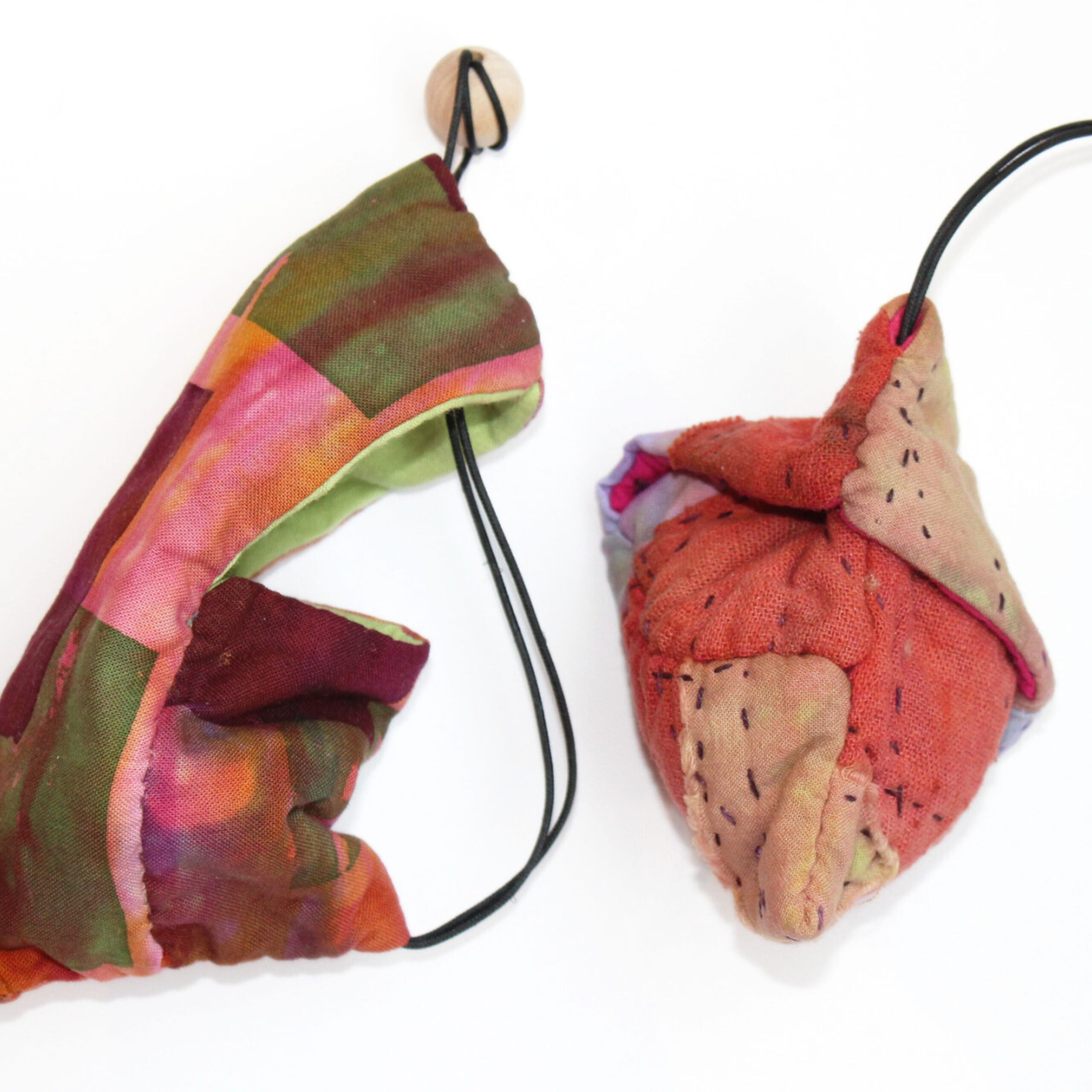 Hand Stitched Triangle Bag - Image 4