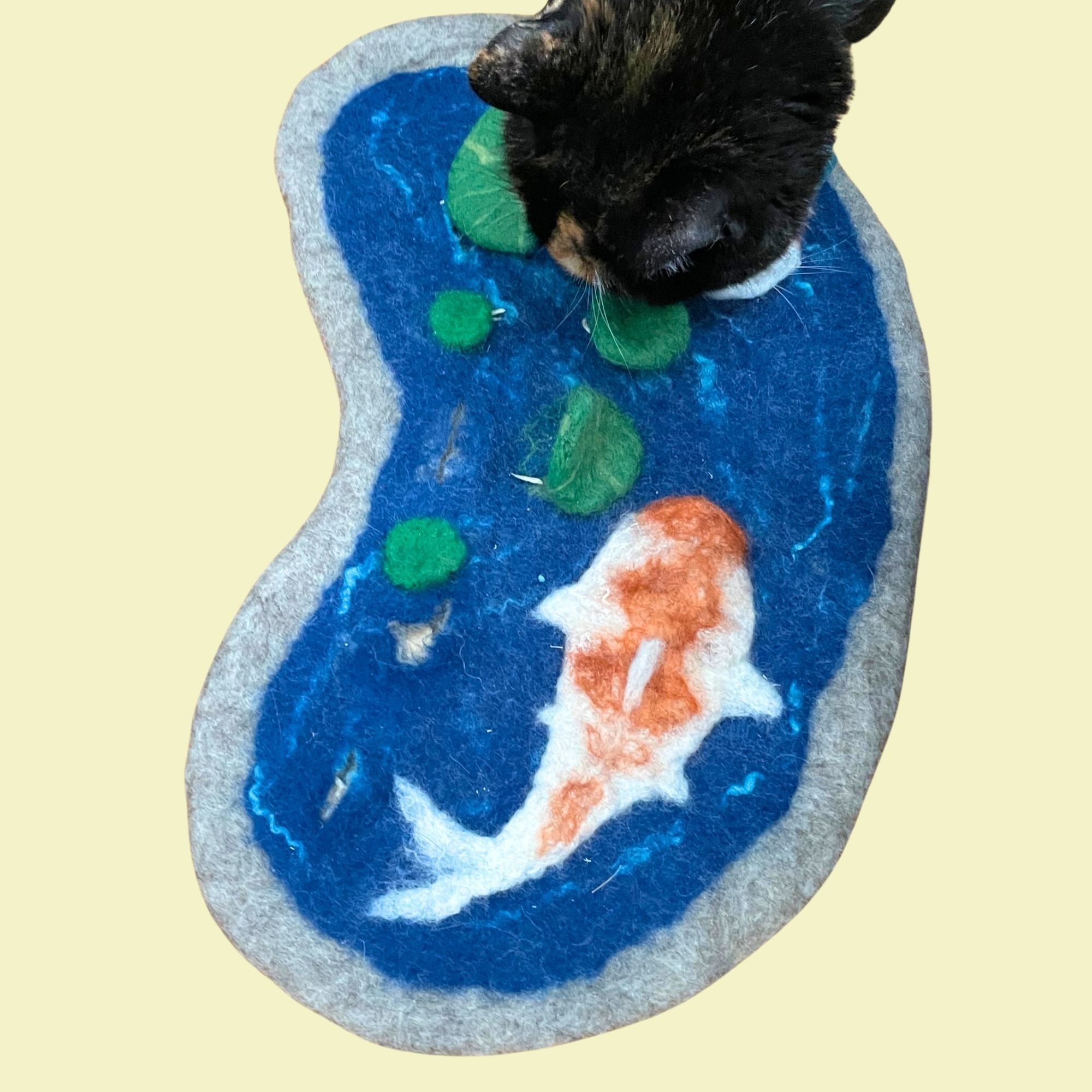 Felted Snuffle Mat: Koi Pond - Image 2