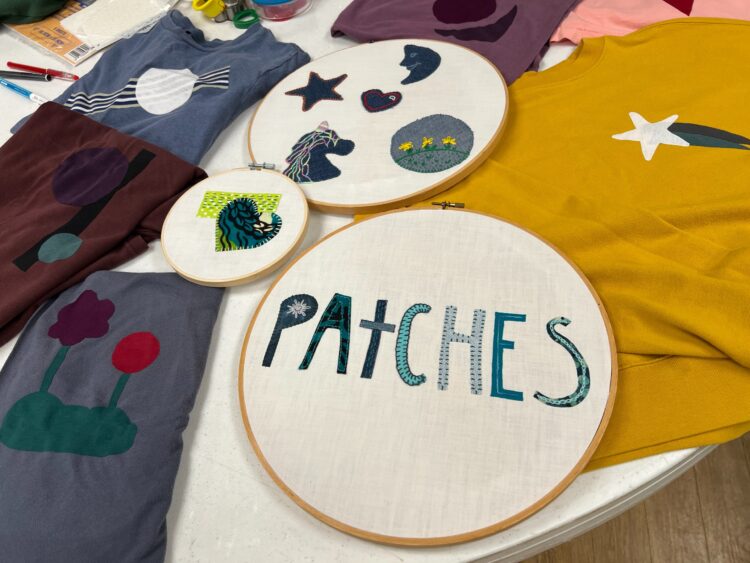 Mending with Patches and Embroidery