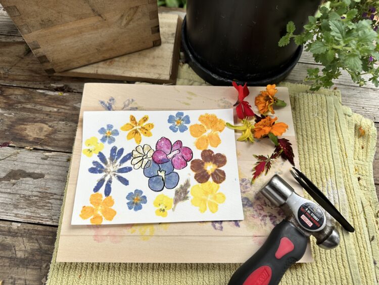 Printing with Flowers