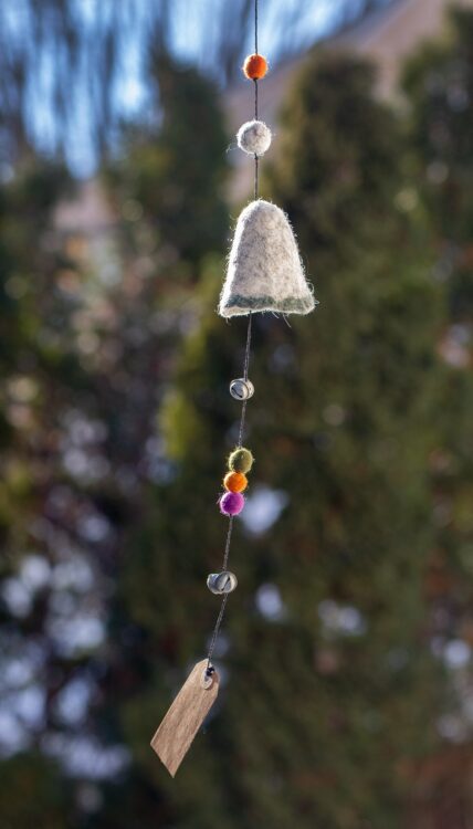 Felted Wind Bells
