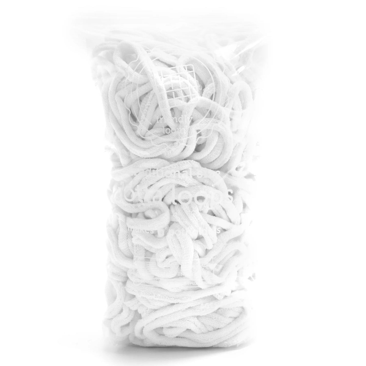 Lotta Loops White Cotton Loops