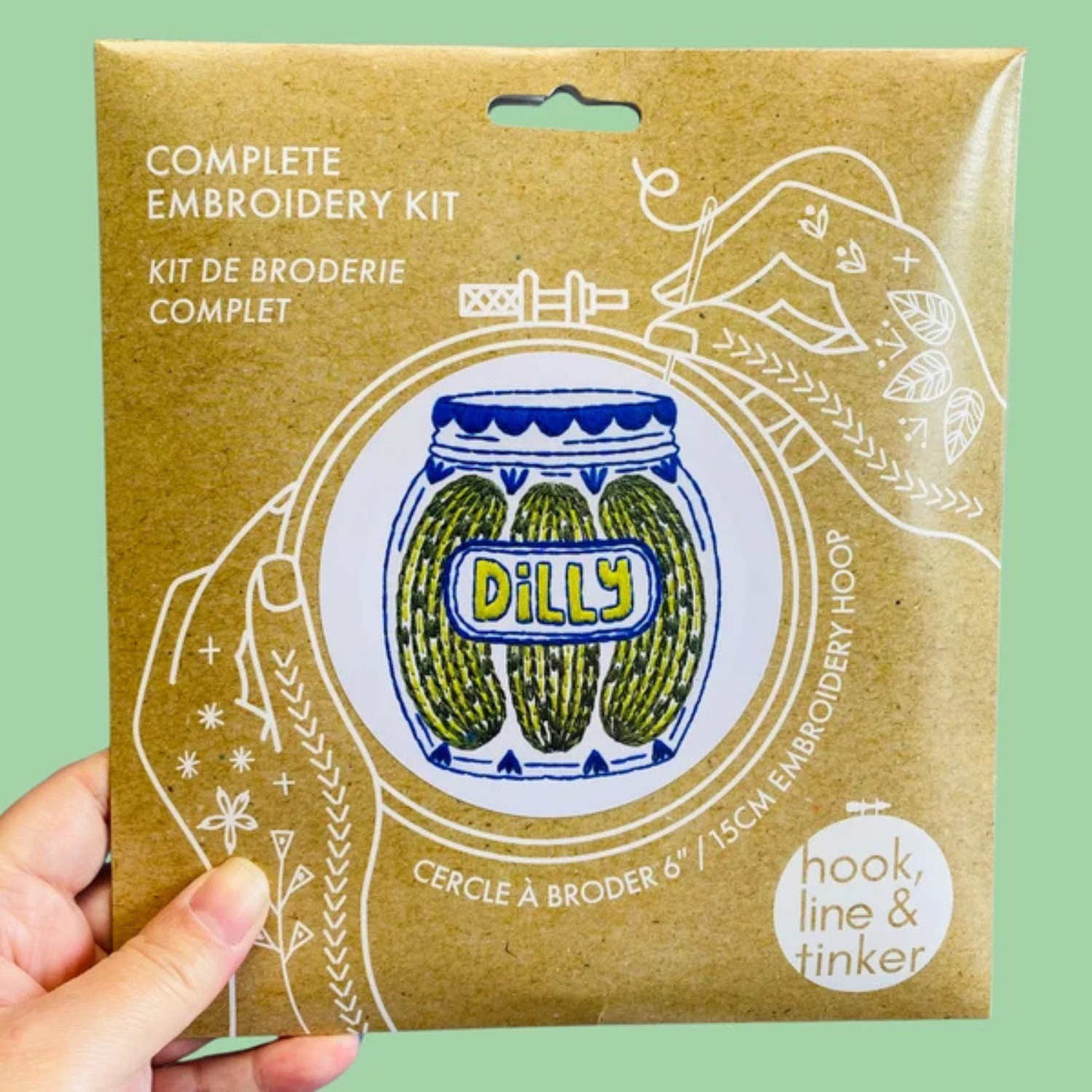 Embroidery Kit - Pickles - Image 2