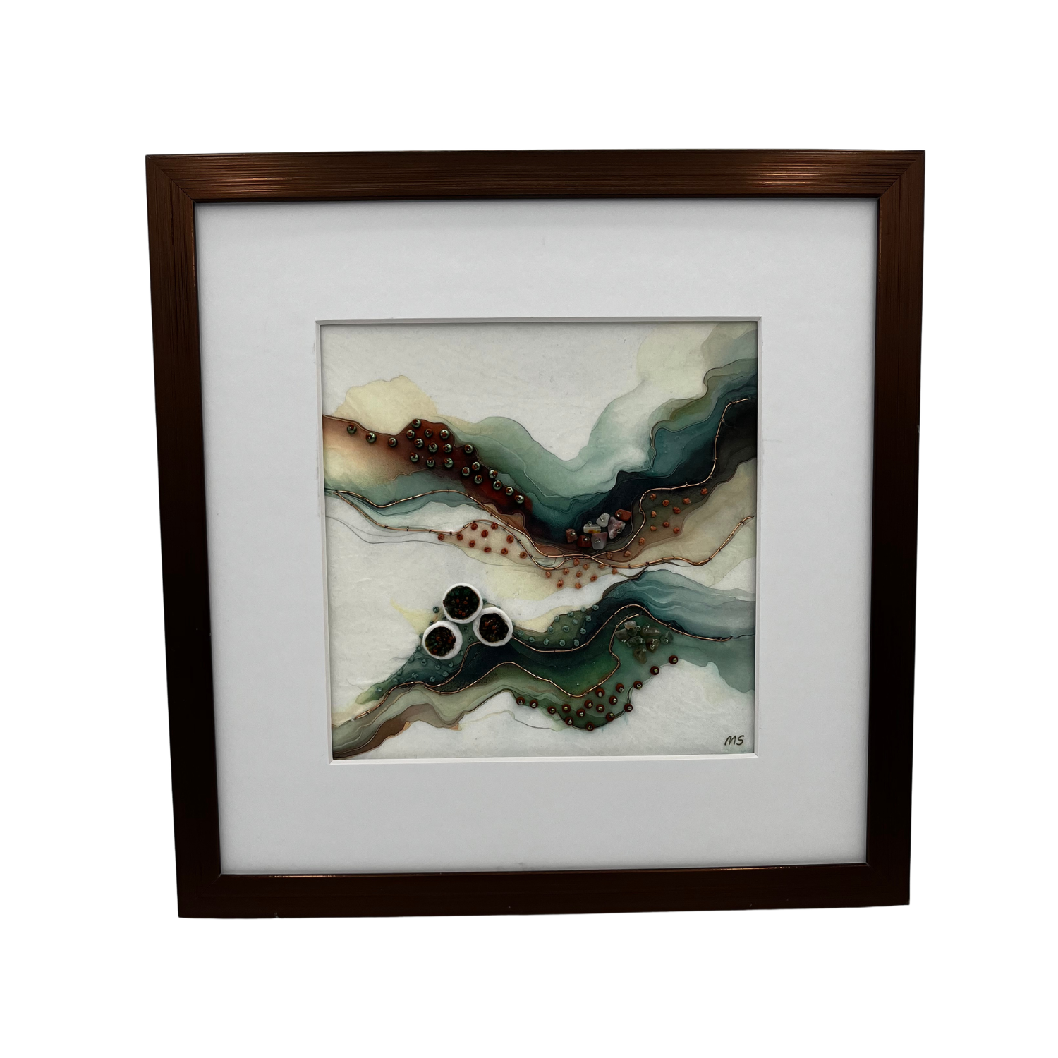 Mary Schoelch Framed Artwork 8x8