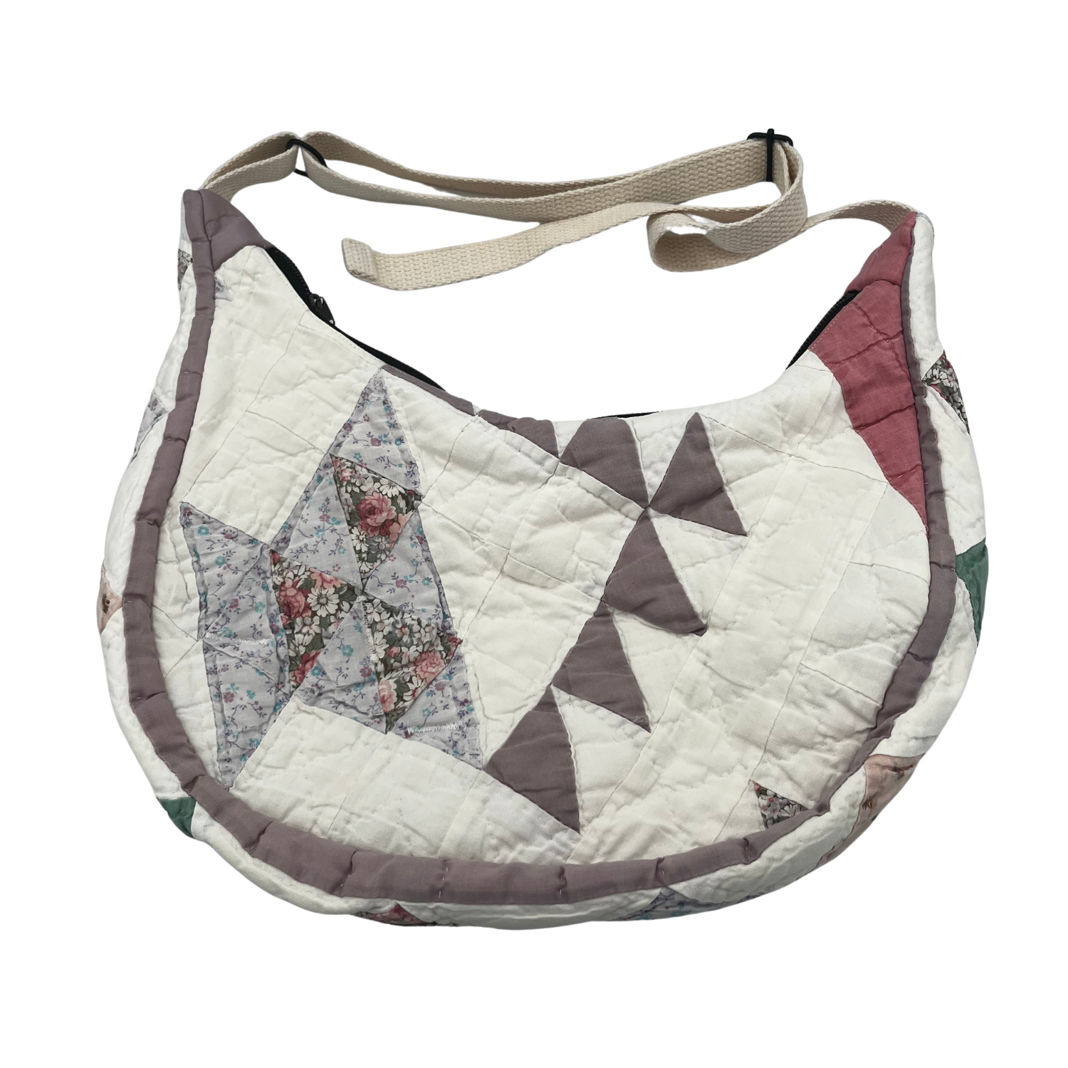 Sarah Cassavant Quilted Crescent Bag