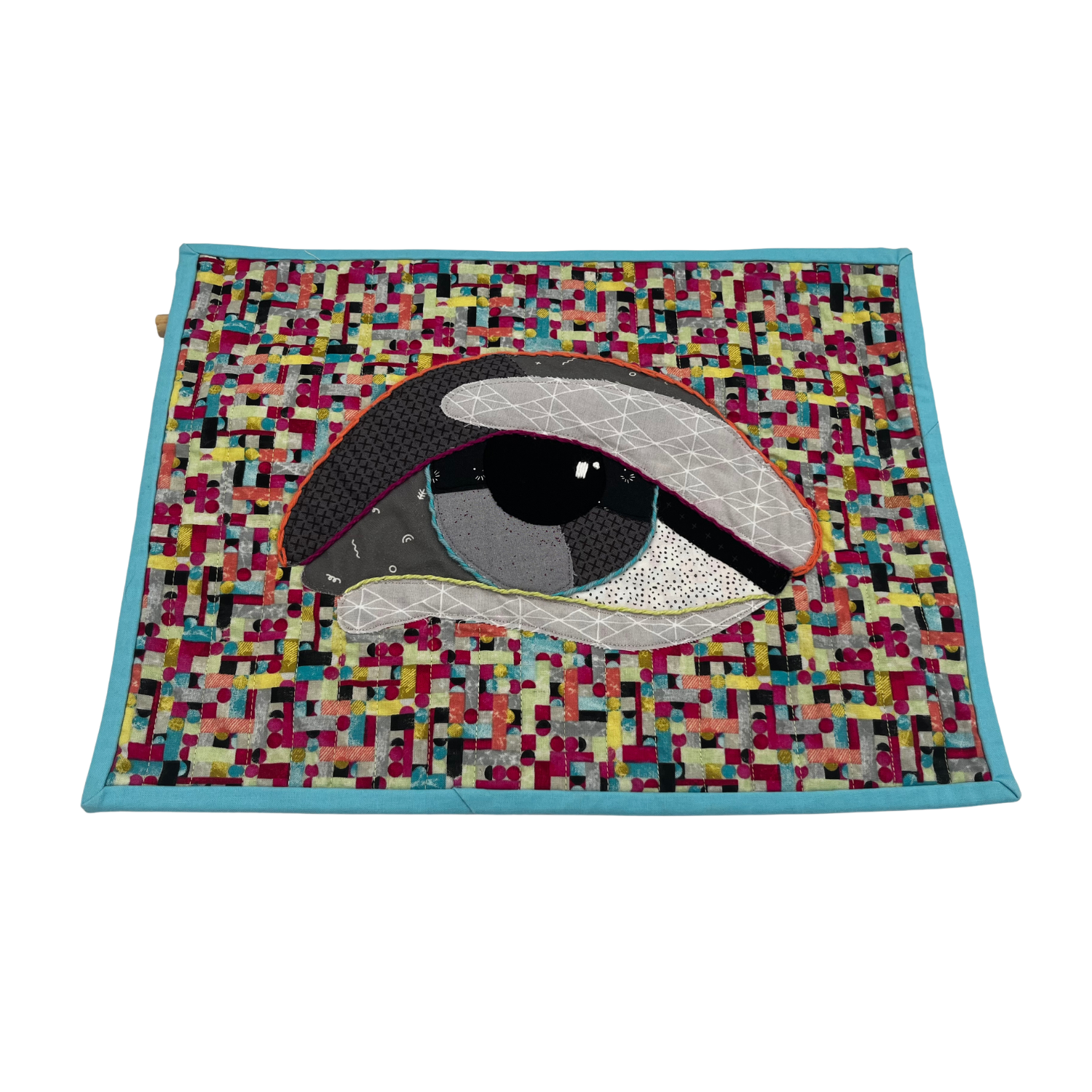 Moxie Designs Quilted Eye Wall Hanging