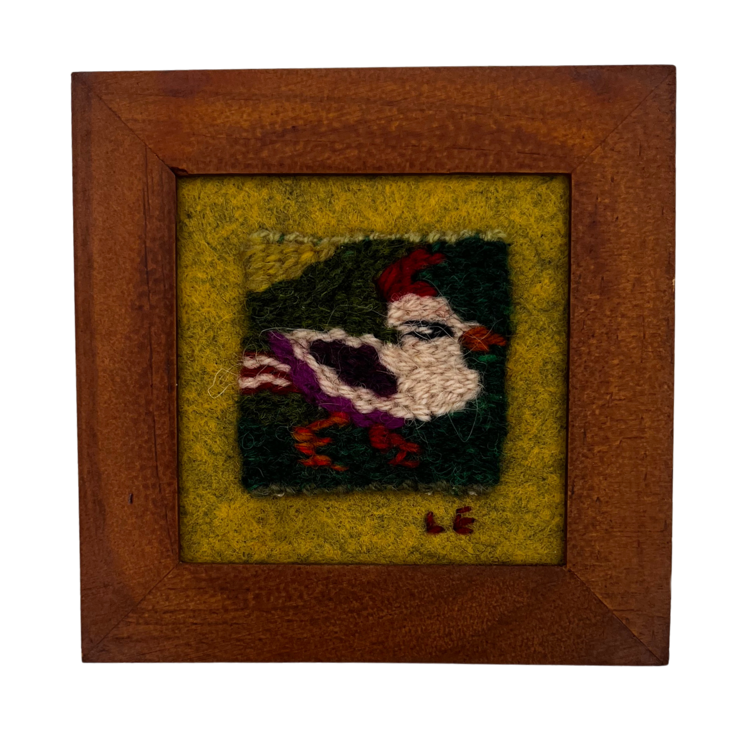 Laura Euller Woven Art "Candy Striper"