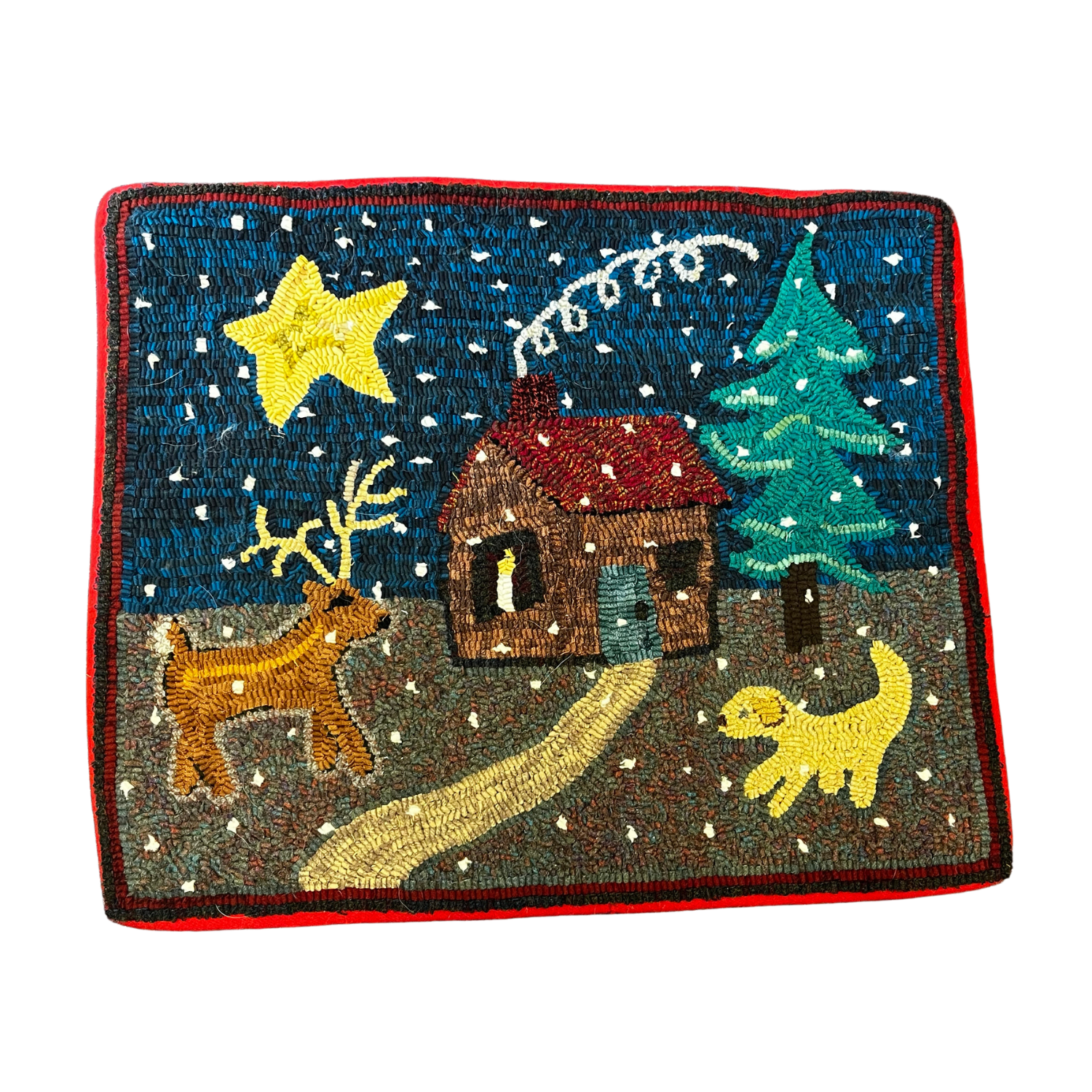 Mary Logue Rug Hooking "Winter Scene"